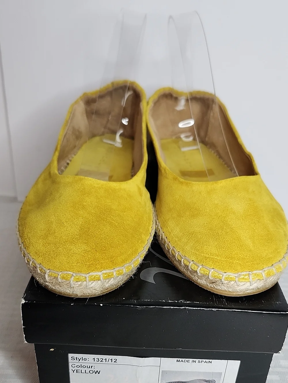 Anthropologie Suede Leather Espadrille Flats NEW In BOX